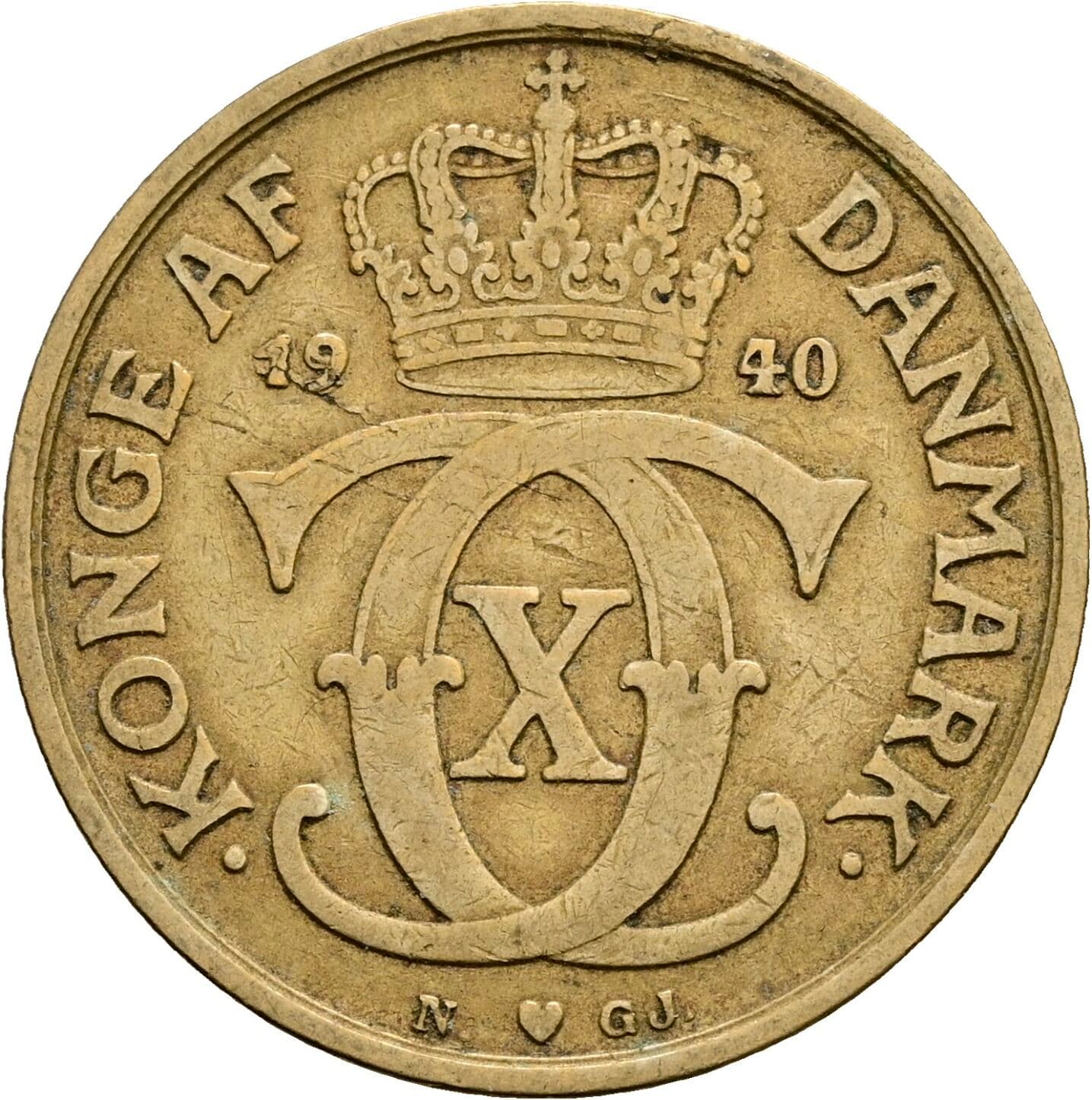 1 Krone 1940 – Rückseite