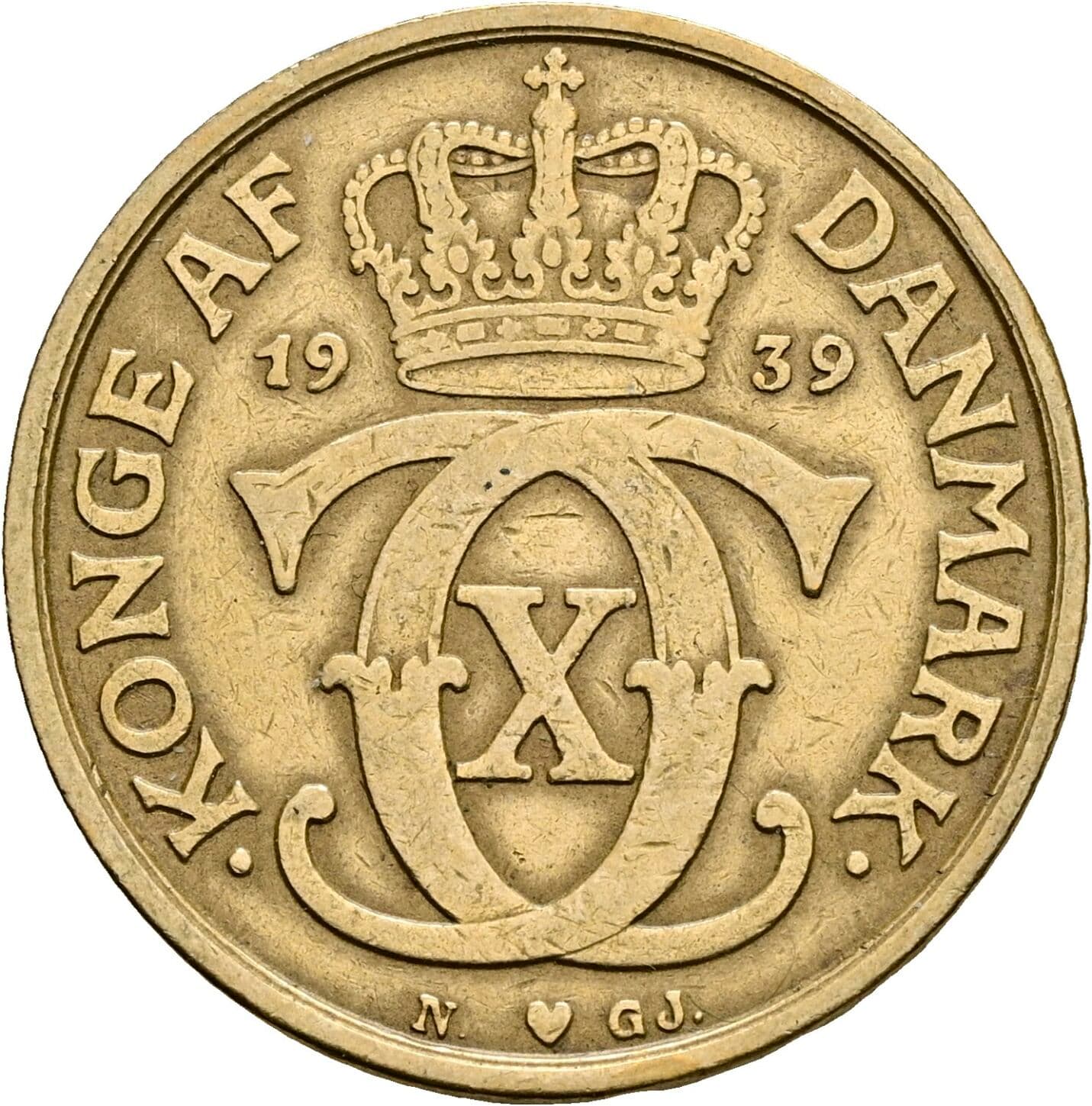 1 Krone 1939 – Rückseite