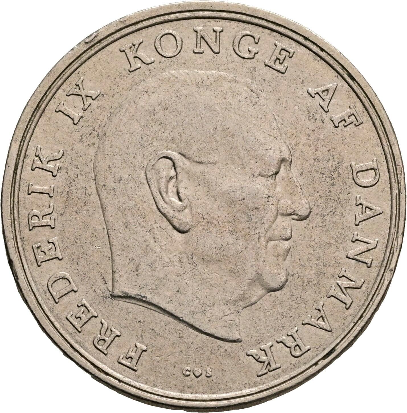 5 Kroner Friedrich IX. (1947-1972) 1961 – Vorderseite