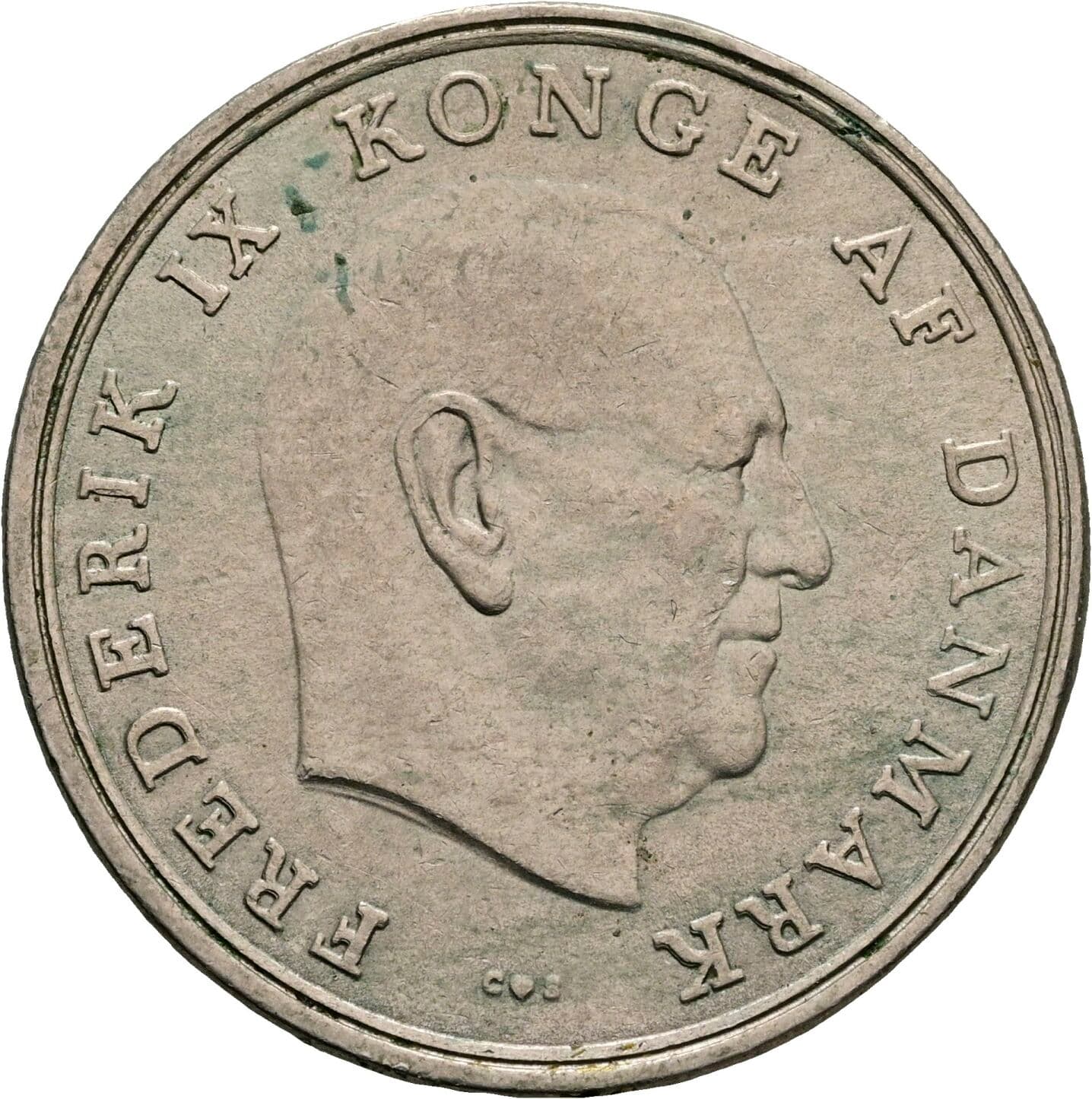5 Kroner Frederick IX (1947 - 1972) 1961 – Vorderseite