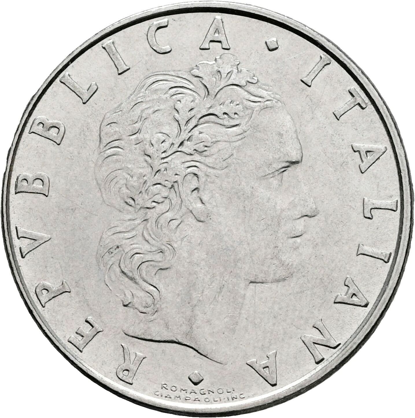 50 Lire 1988 – Vorderseite