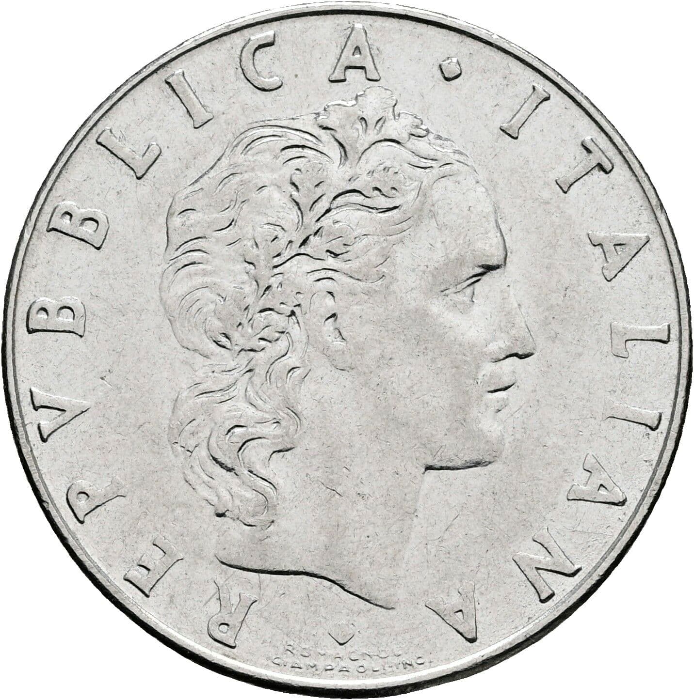 50 Lire 1977 – Vorderseite