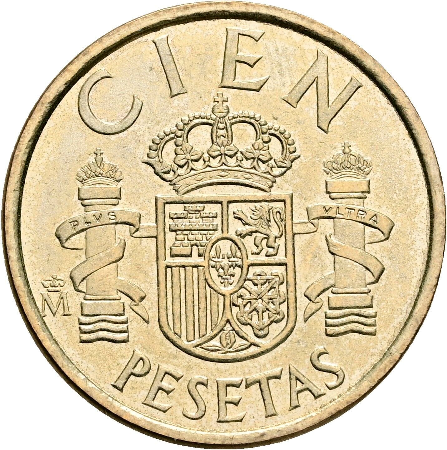 100 Pesetas Juan Carlos I. 1986 – Rückseite