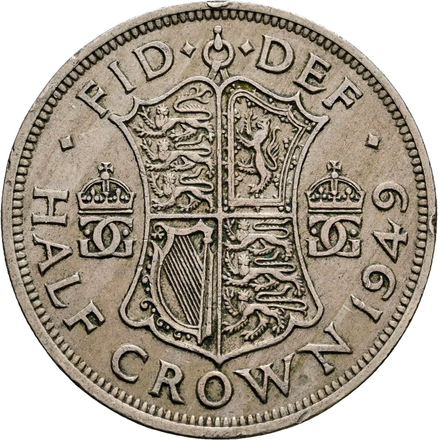 Half Crown George VI. 1936-1952 1949 – Rückseite