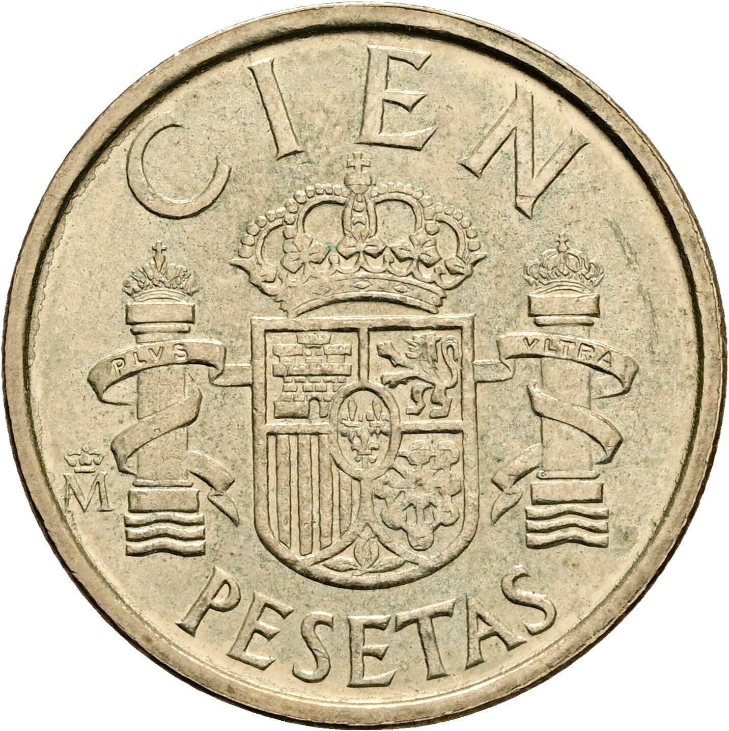 100 Pesetas Juan Carlos I. 1988 – Rückseite