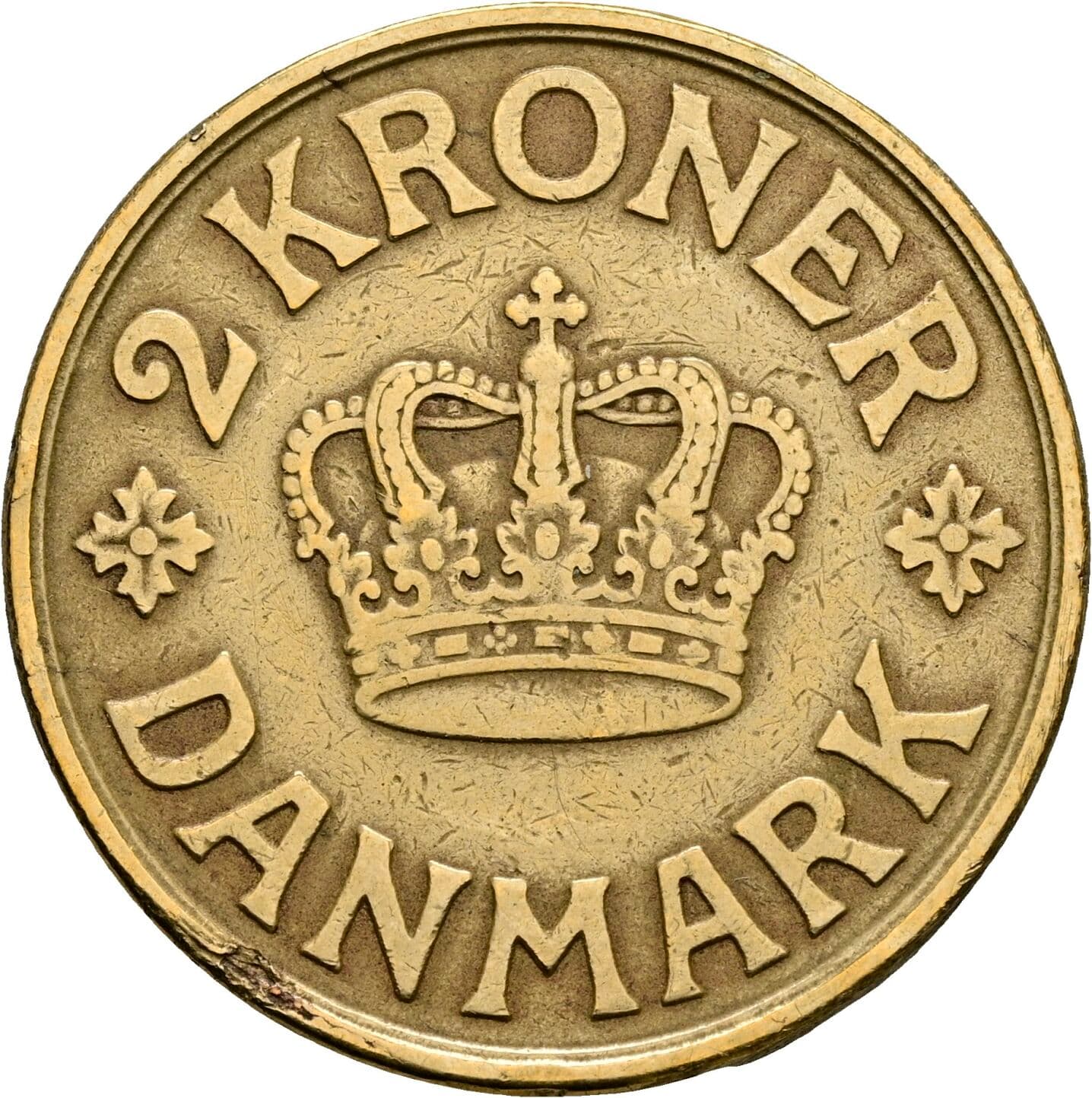 2 Kroner 1925 – Vorderseite