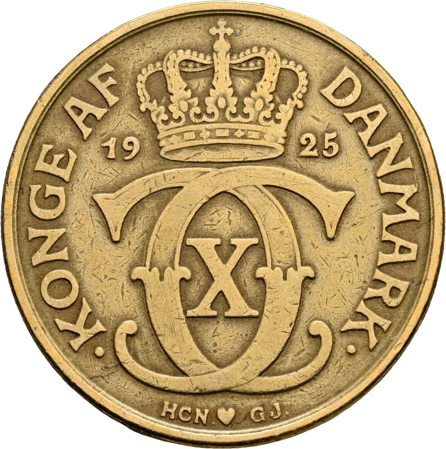 2 Kroner 1925 – Rückseite