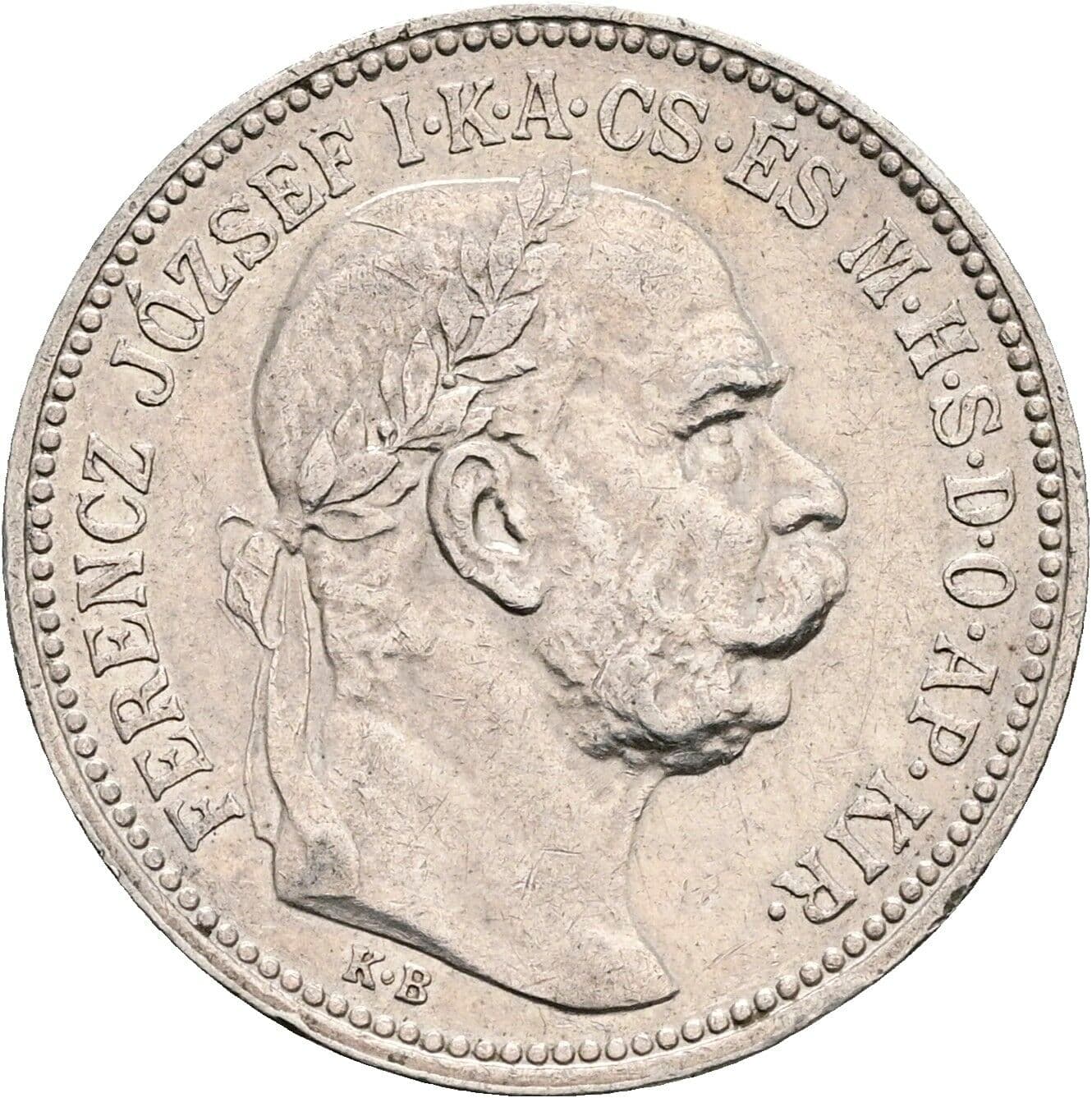 1 Korona Franz Joseph I. 1848-1916 1915 KB, Kremnitz – Vorderseite