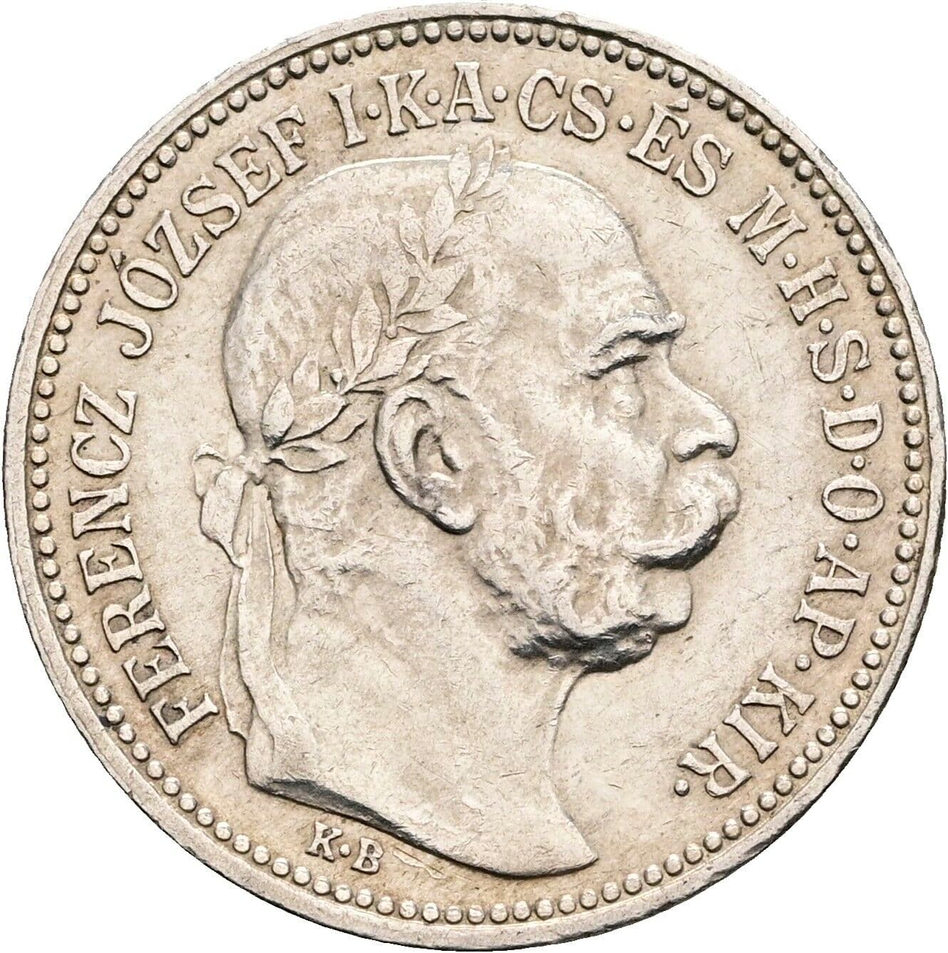 1 Korona Franz Joseph I. 1848-1916 1915 KB, Kremnitz – Vorderseite