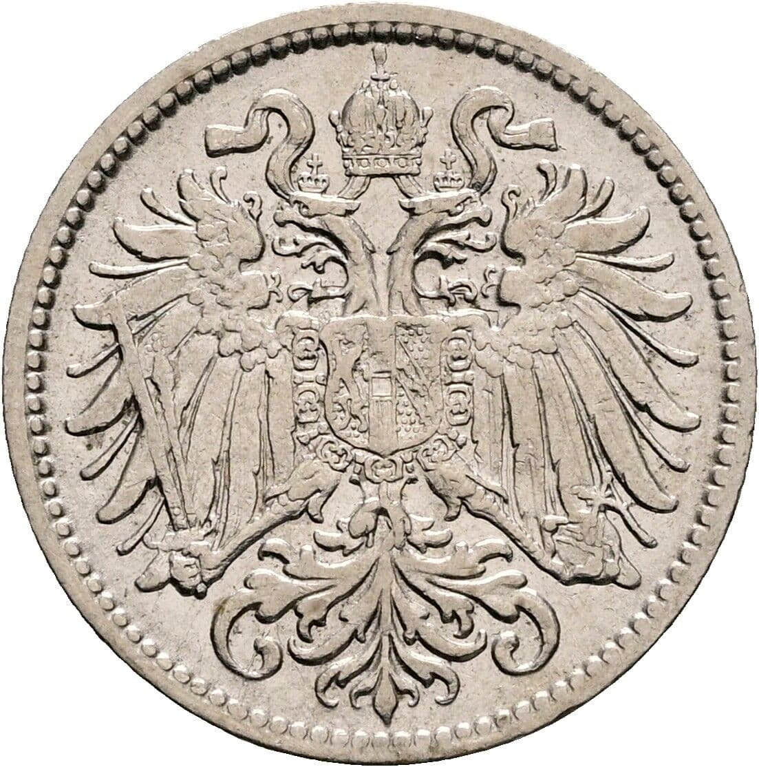 10 Heller Franz Joseph I. 1848-1916 1908, Wien – Rückseite