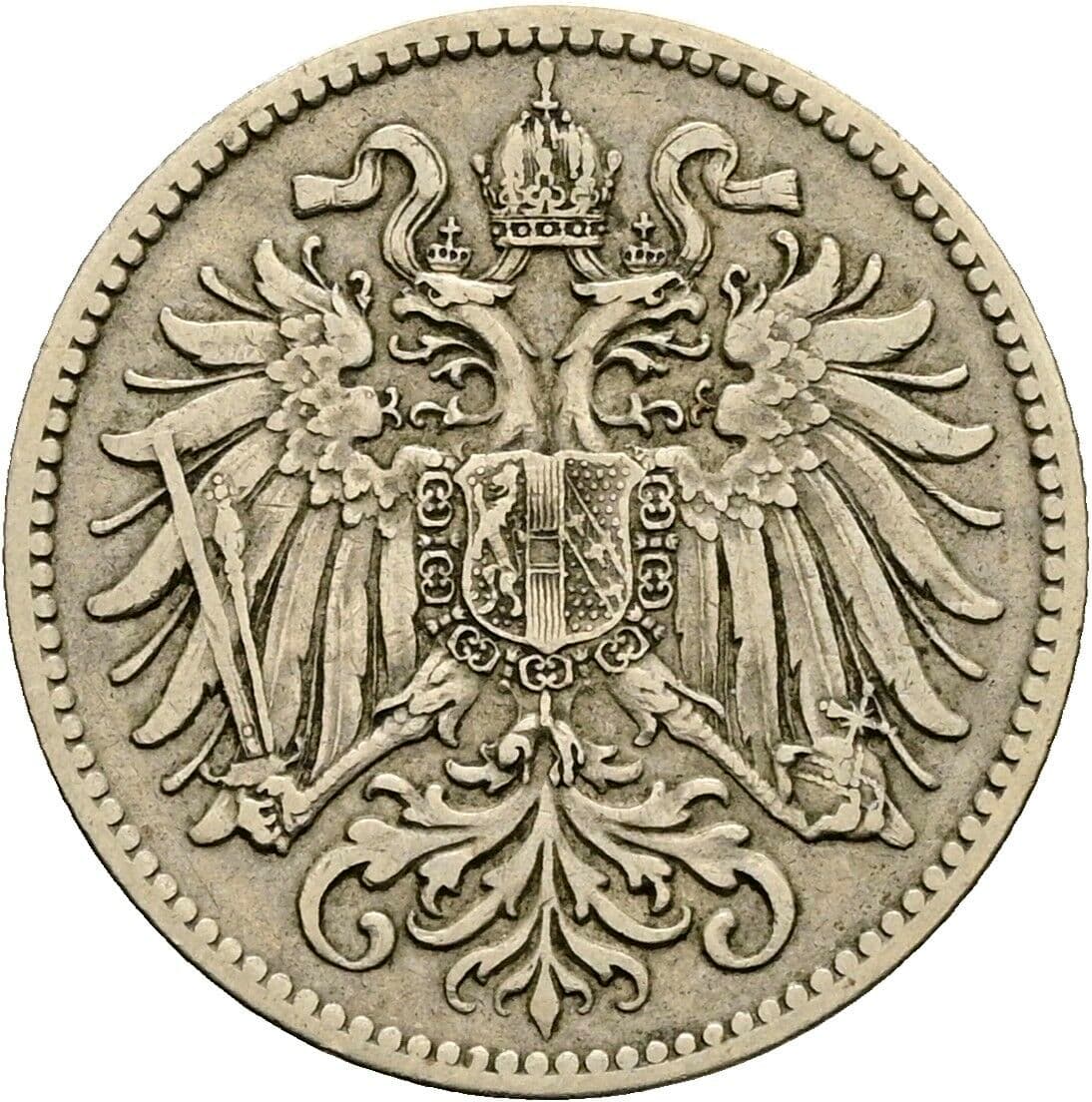 10 Heller Franz Joseph I. 1848-1916 1915, Wien – Rückseite