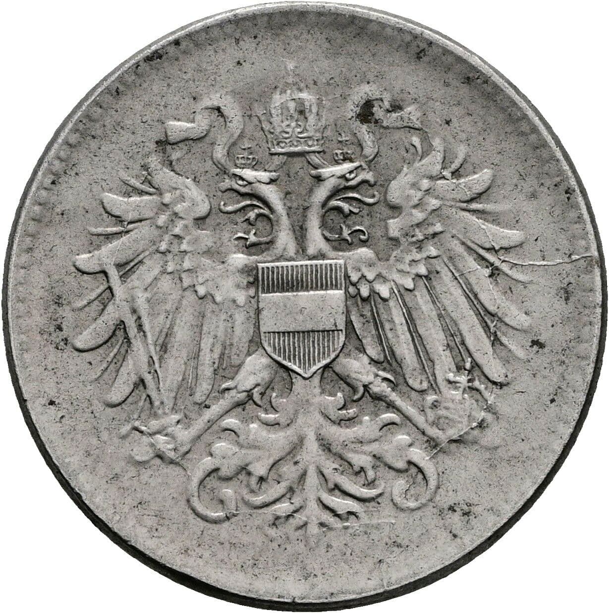 20 Heller Karl I. (1916-1918) 1917, Wien – Rückseite