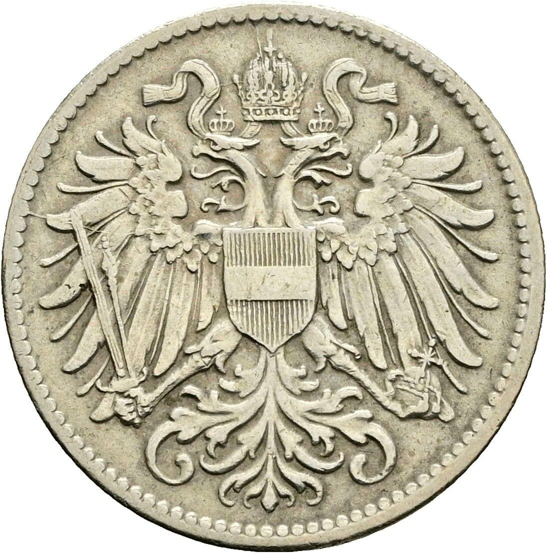 10 Heller Franz Joseph I. 1848-1916 1916, Wien – Rückseite
