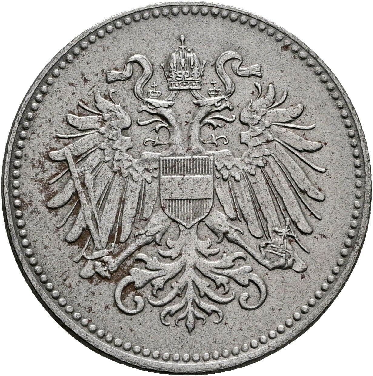 20 Heller Karl I. (1916-1918) 1918, Wien – Rückseite