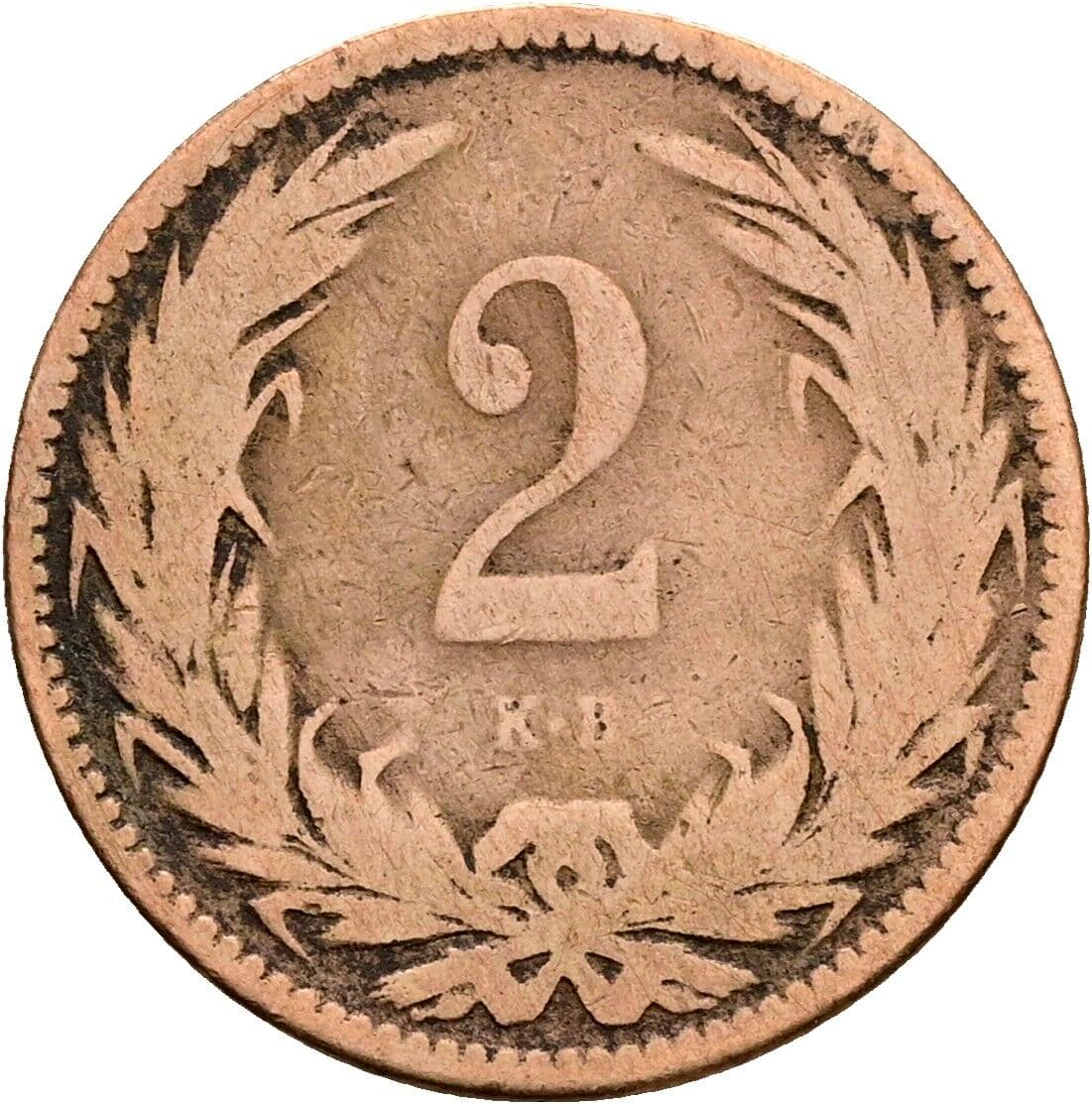 2 Filler Franz Joseph I. 1848-1916 1898 KB, Kremnitz – Vorderseite