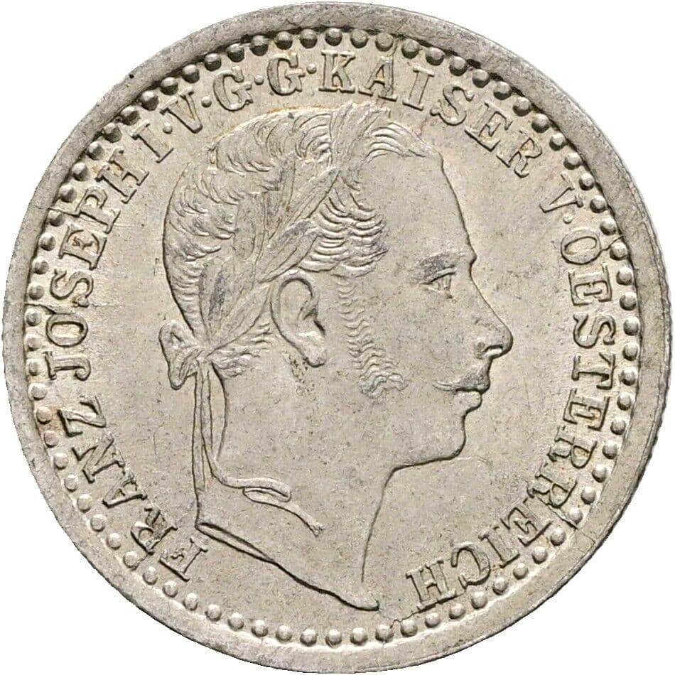5 Kreuzer Franz Joseph I. 1848-1916 1859 A, Wien – Vorderseite