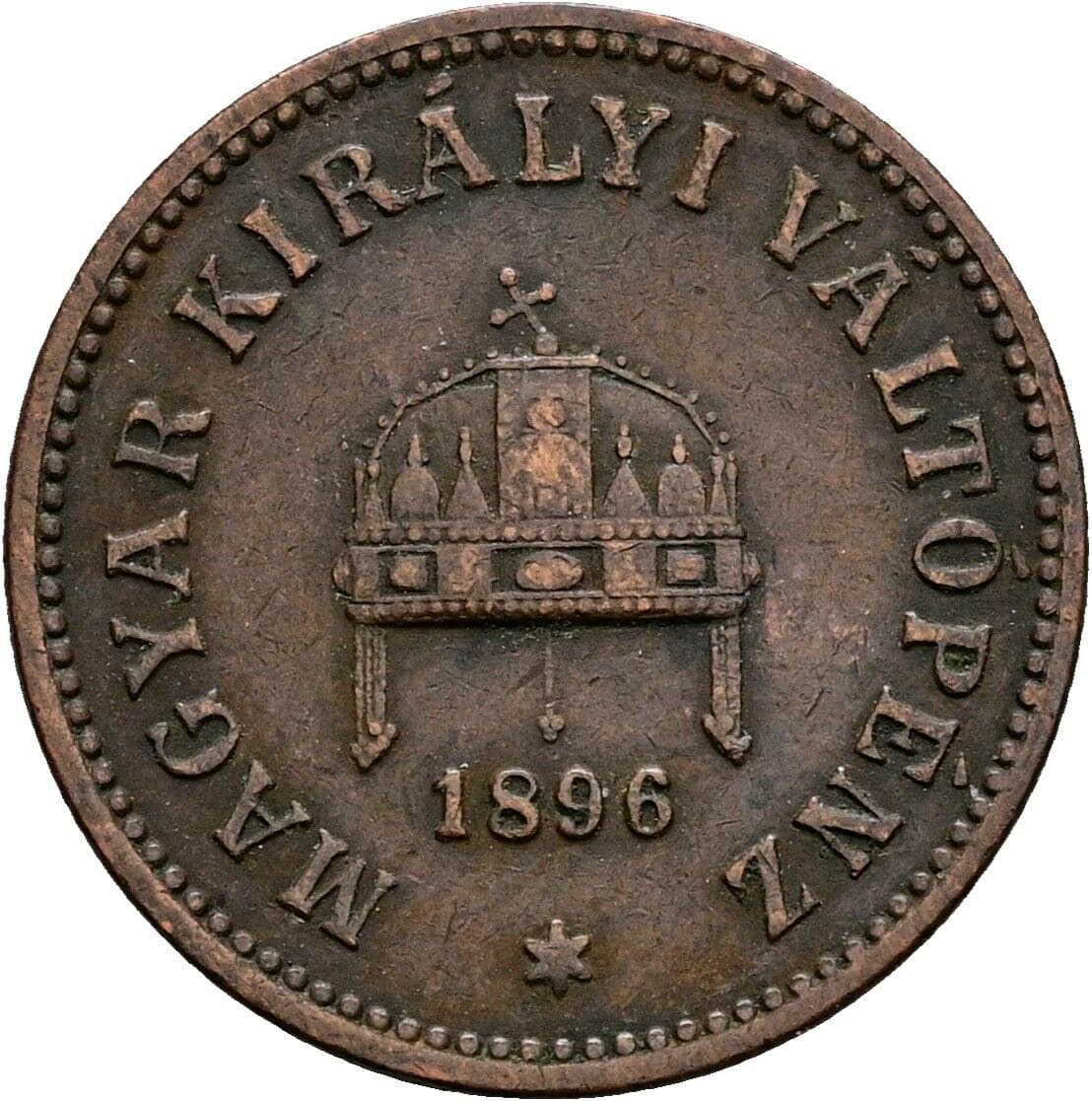 2 Filler Franz Joseph I. 1848-1916 1896 KB, Kremnitz – Rückseite