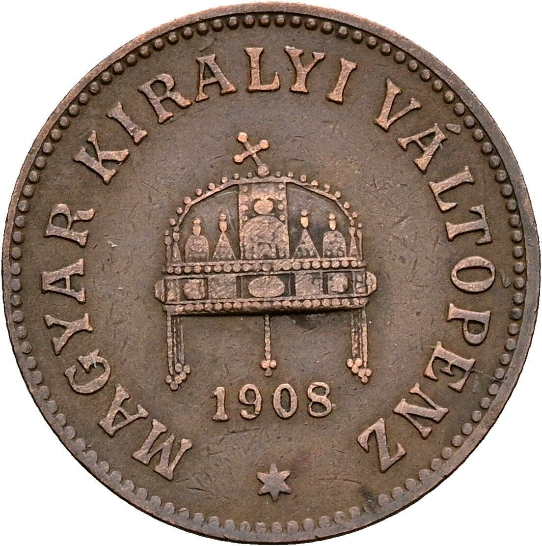 2 Filler Franz Joseph I. 1848-1916 1908 KB, Kremnitz – Rückseite