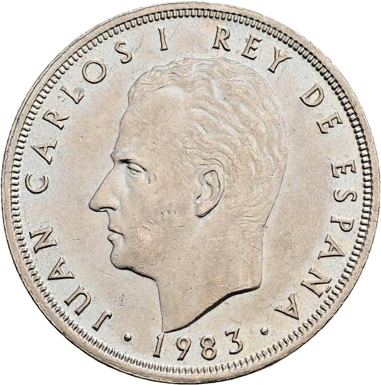 5 Pesetas Juan Carlos (1975-2014) 1983 – Vorderseite