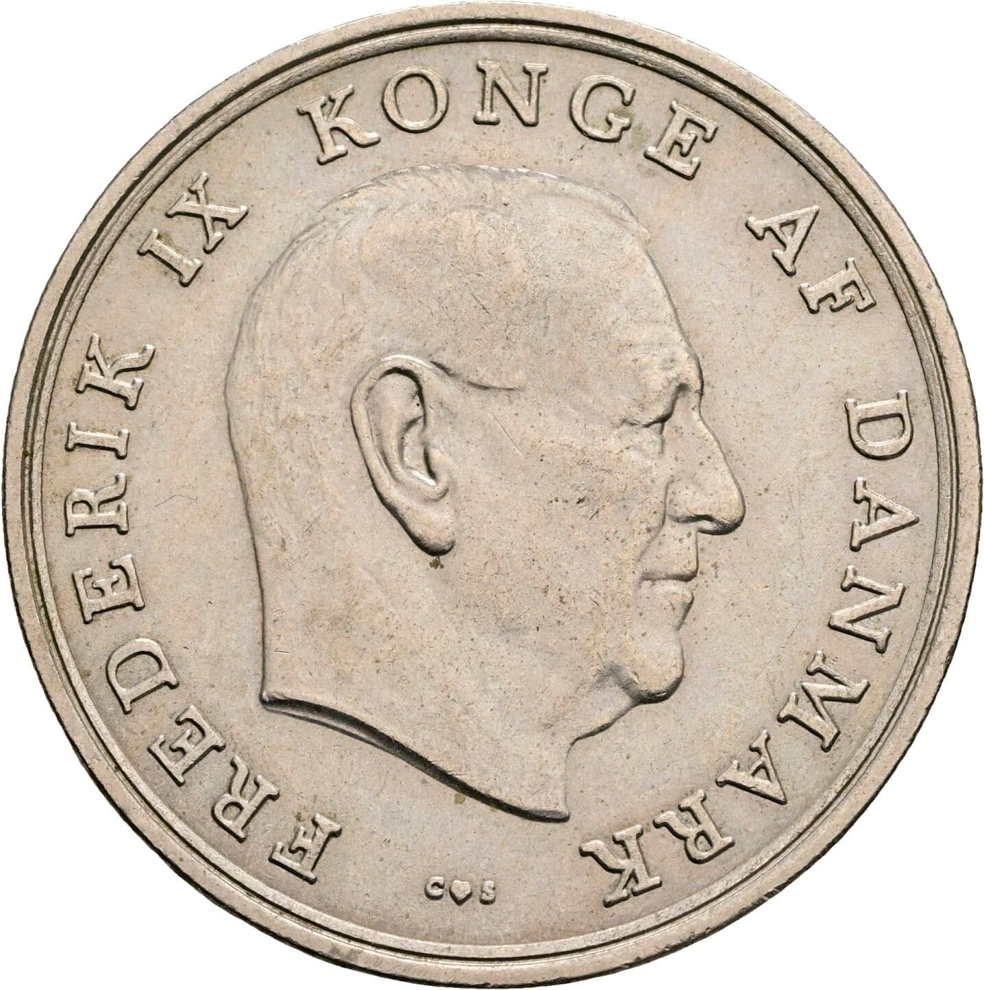 5 Kroner Friedrich IX. (1947-1972) 1960 – Vorderseite