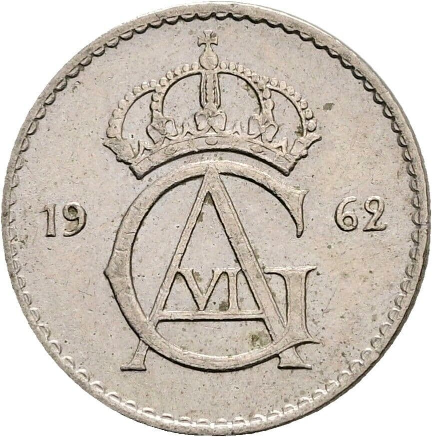 10 Öre 1962 – Rückseite