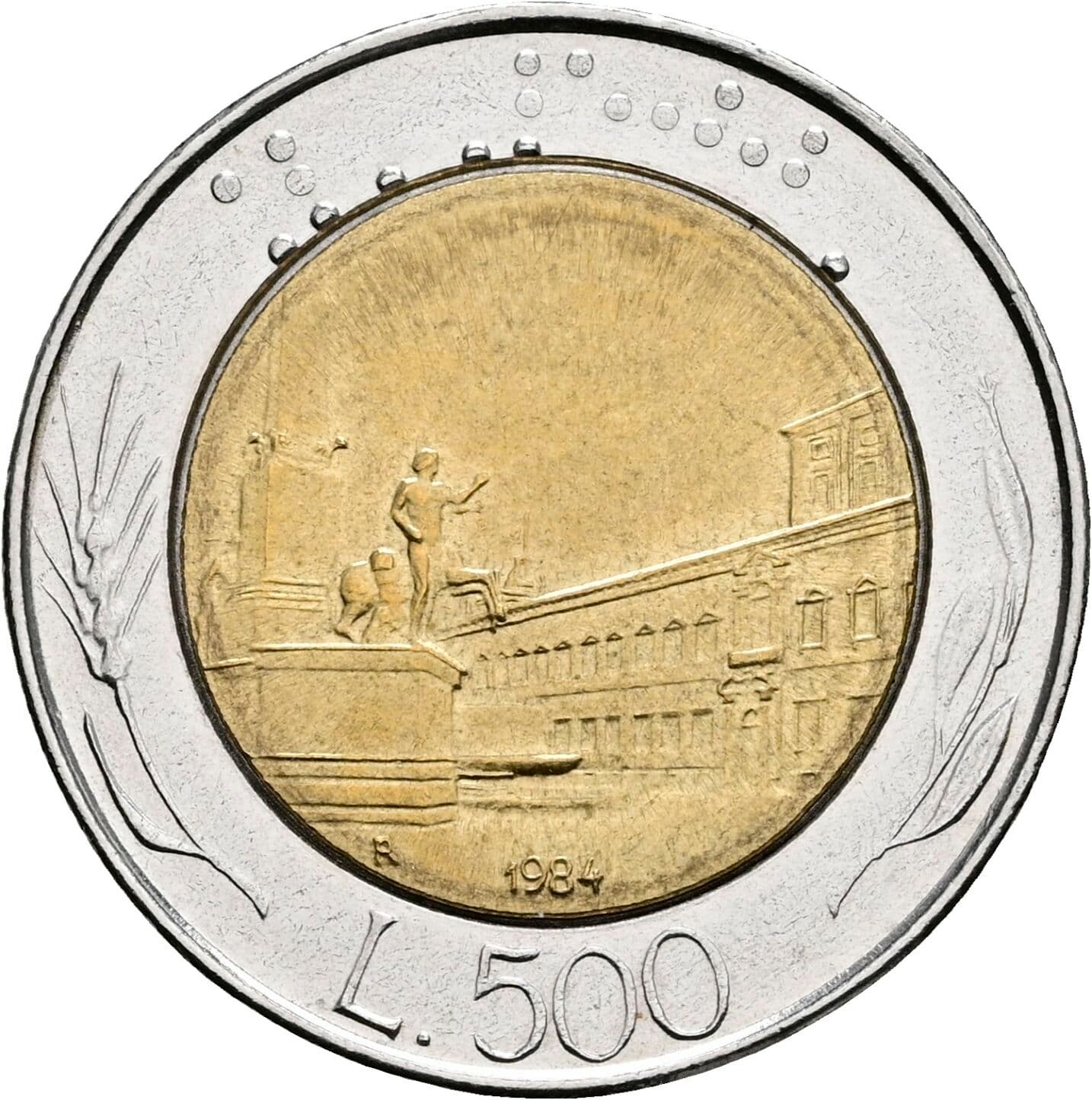 500 Lire 1984 – Vorderseite