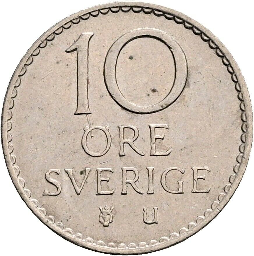 10 Öre 1964 – Vorderseite