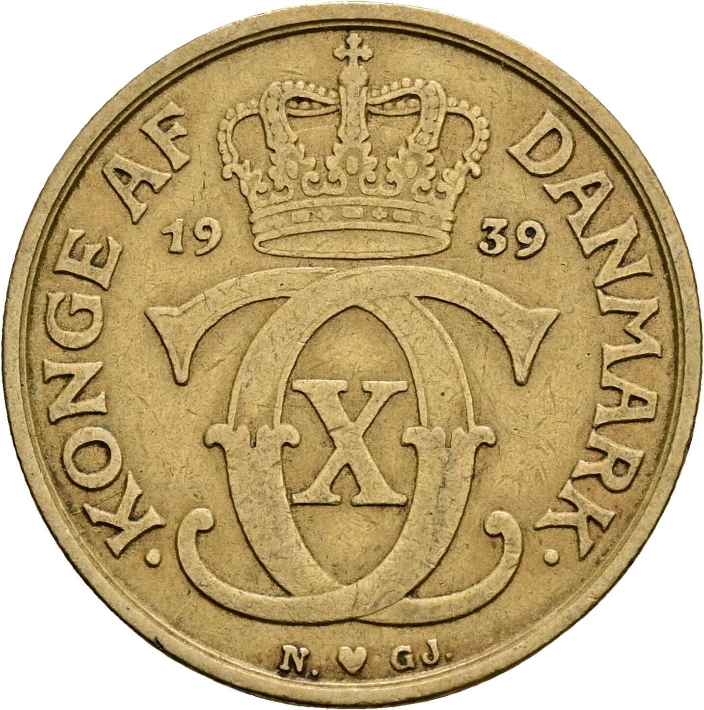 1 Krone 1939 – Vorderseite