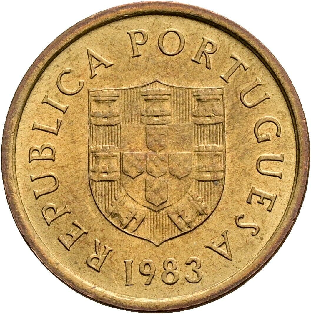 1 Escudo 1983 – Rückseite