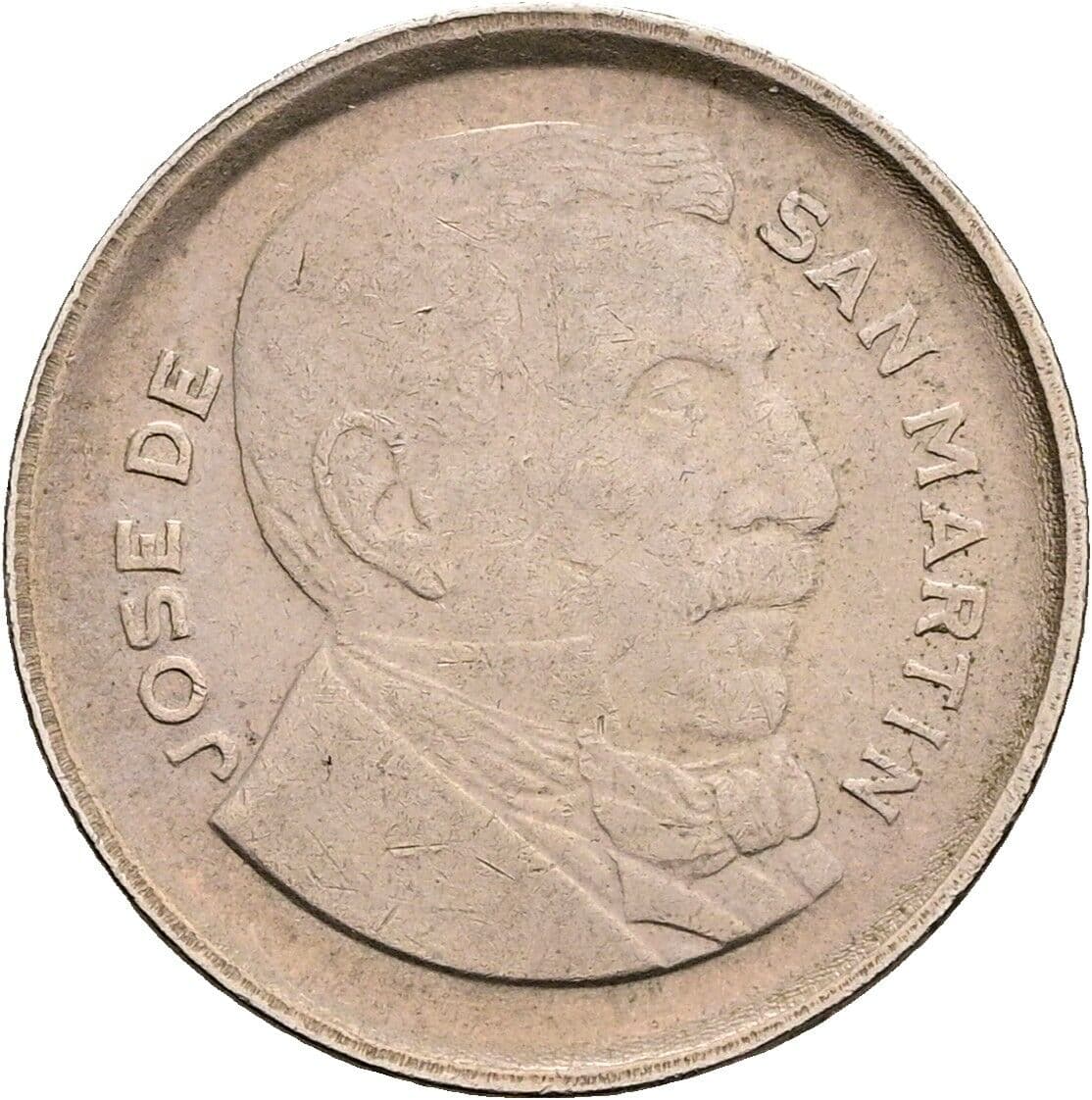 10 Centavos 1954 – Rückseite
