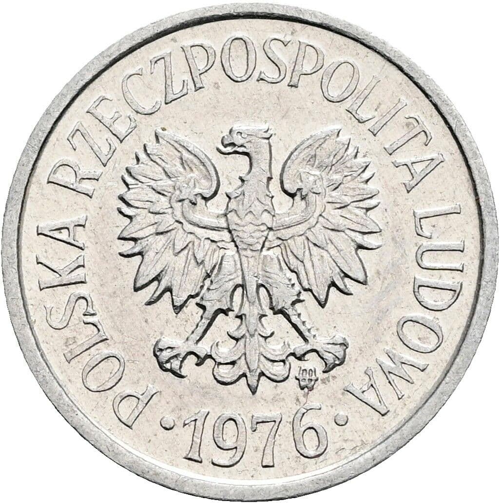 10 Groszy 1976 – Rückseite