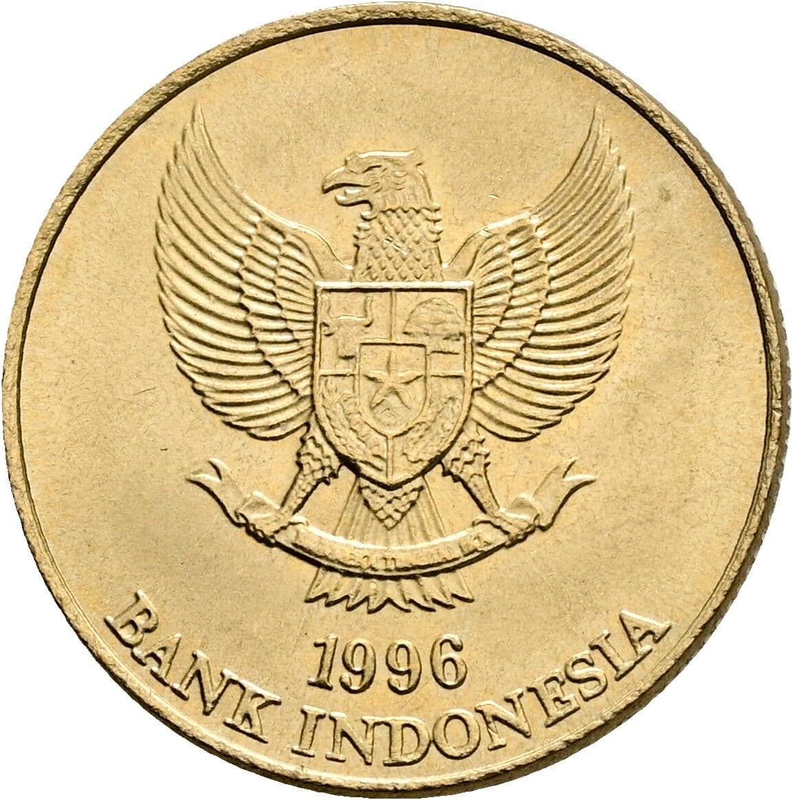50 Rupiah 1996 – Vorderseite