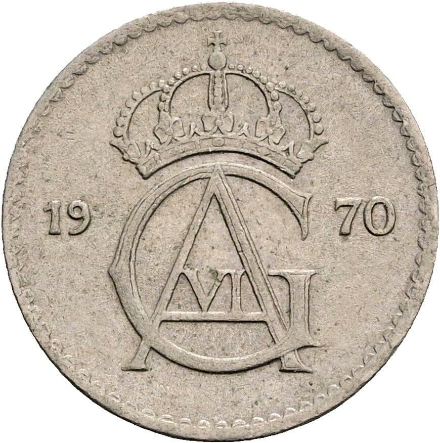 10 Öre 1970 – Rückseite