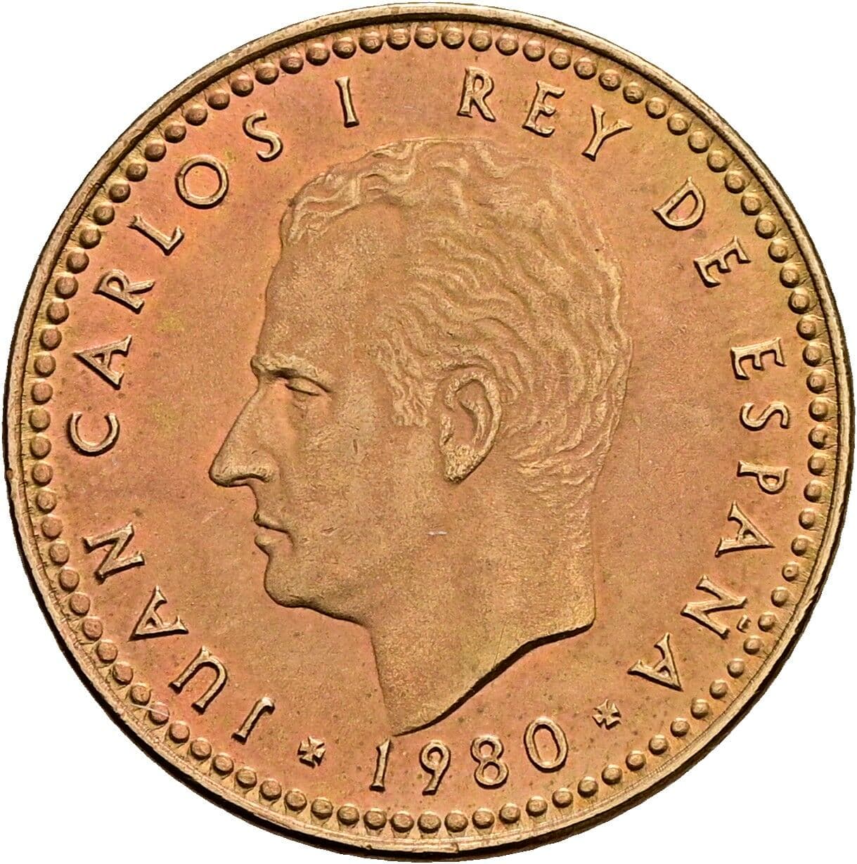 1 Peseta Juan Carlos I. 1980 – Rückseite