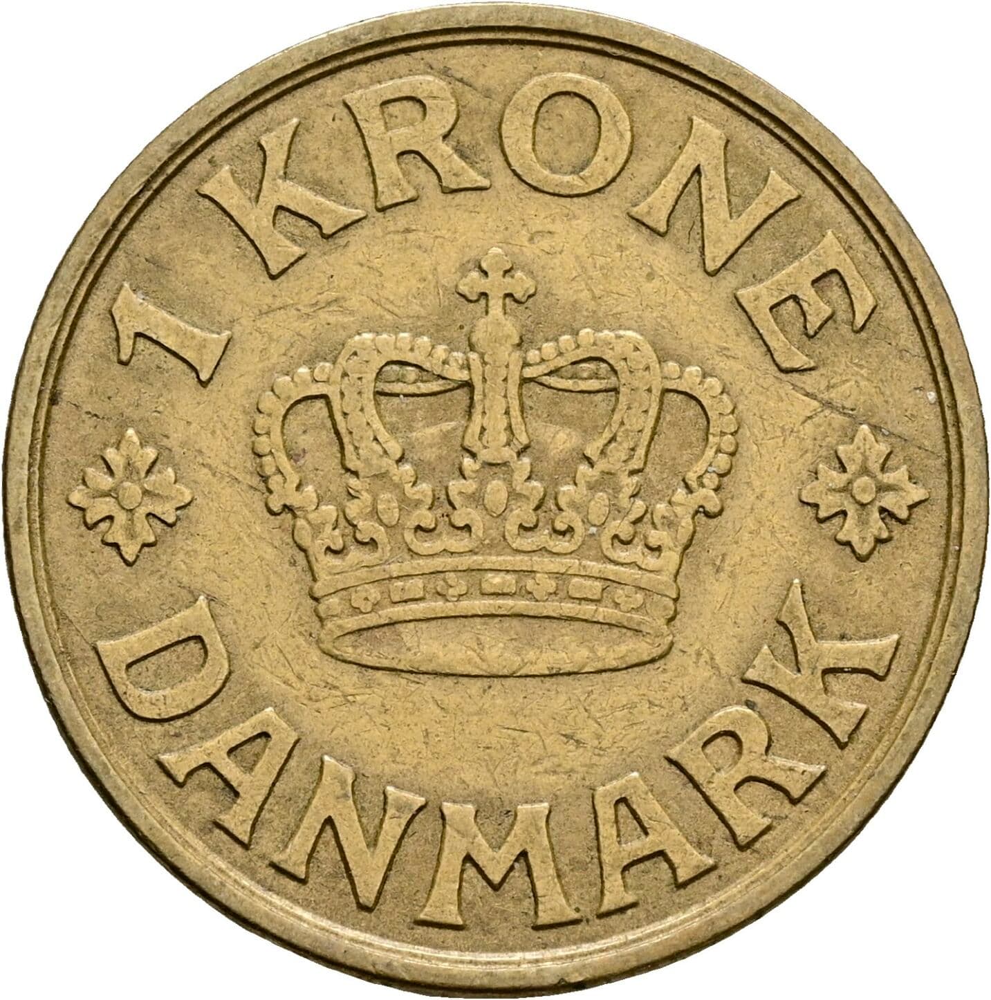 1 Krone Christian X. 1912-1947 1939 – Rückseite