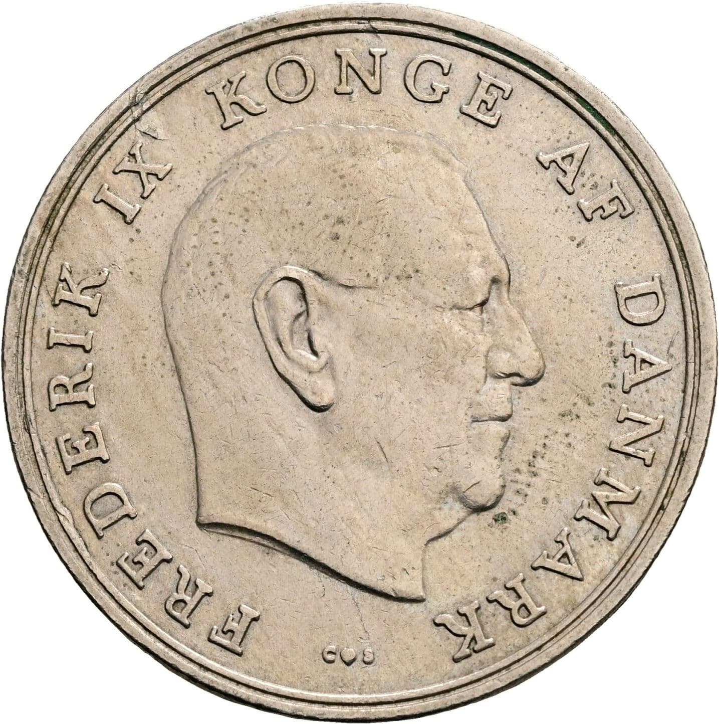 5 Kroner Friedrich IX. (1947-1972) 1961 – Vorderseite