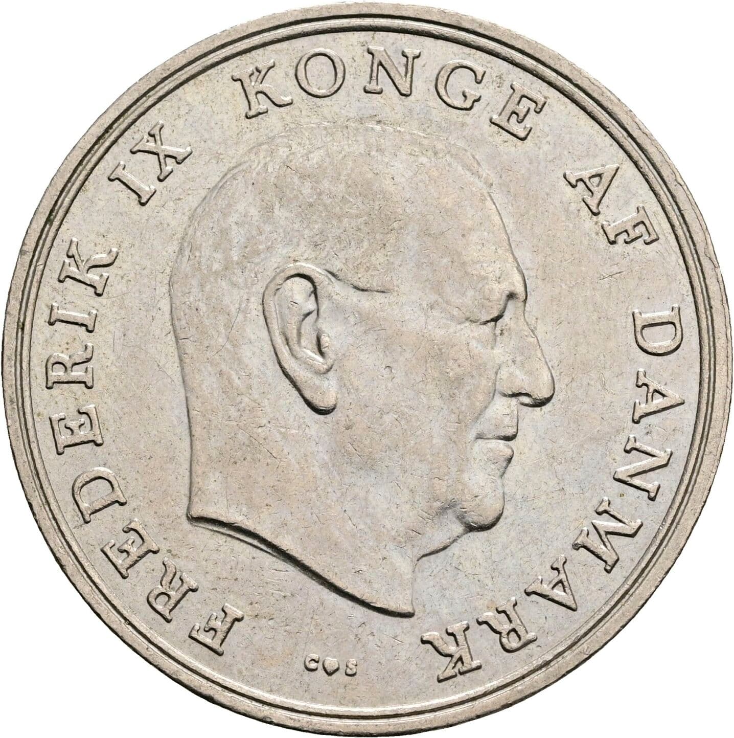 5 Kroner Friedrich IX. (1947-1972) 1971 – Vorderseite