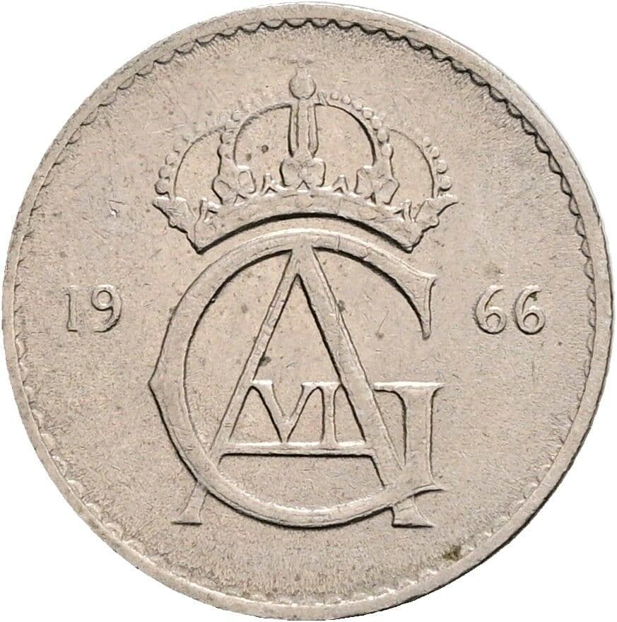 10 Öre 1966 – Rückseite