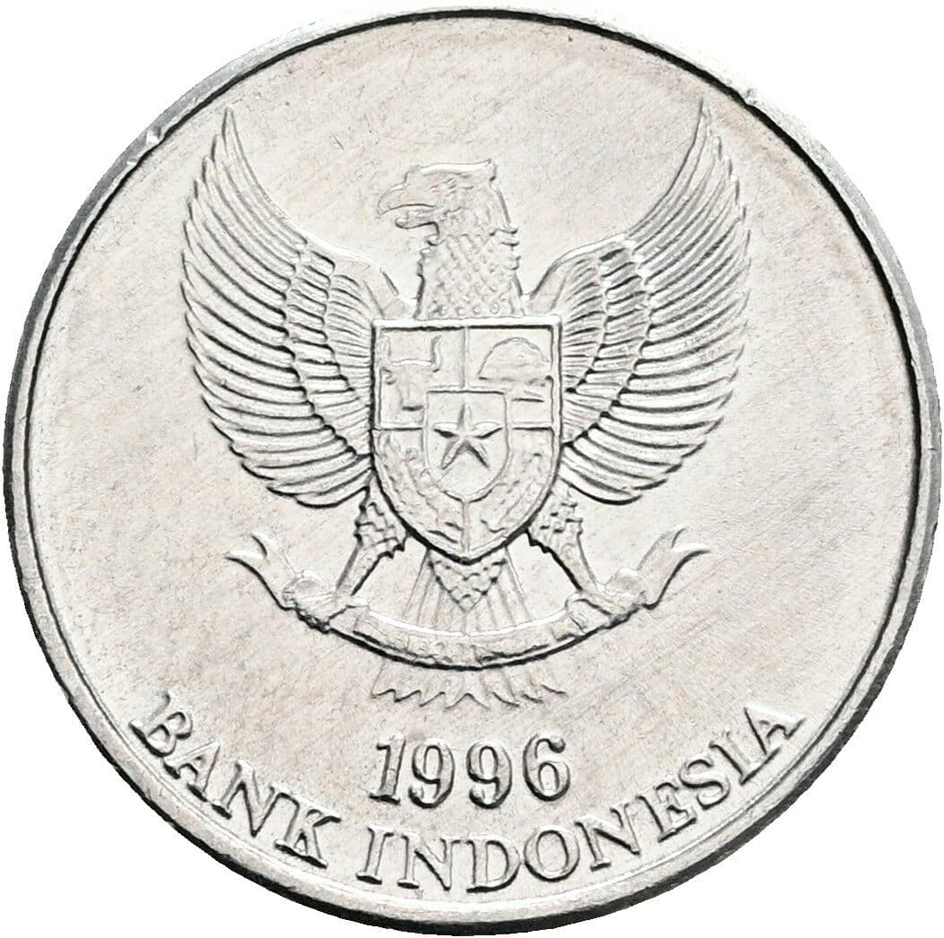 25 Rupiah 1996 – Rückseite
