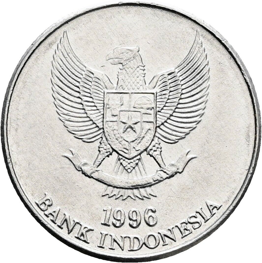 25 Rupiah 1996 – Rückseite
