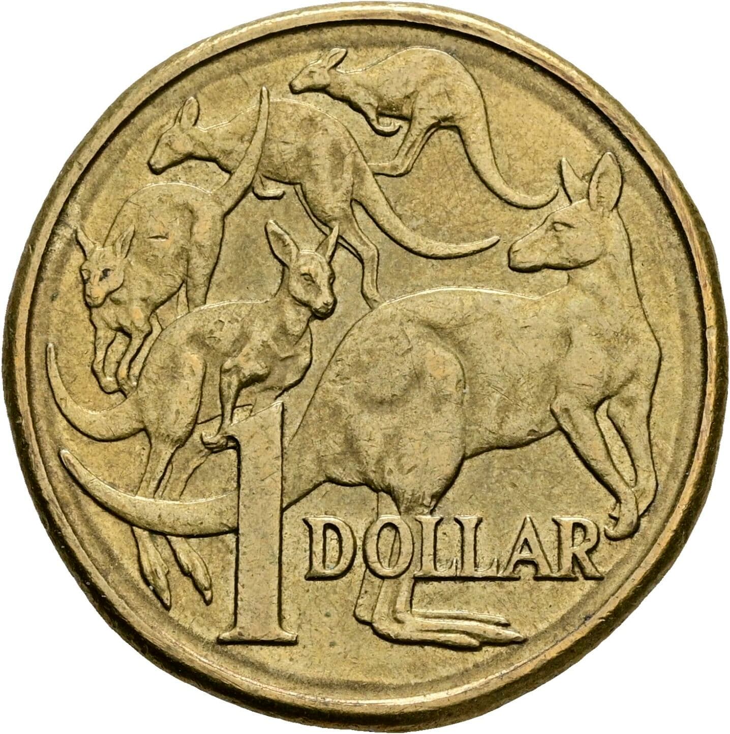 1 Dollar Elisabeth II. 1952-2022 1985 – Vorderseite