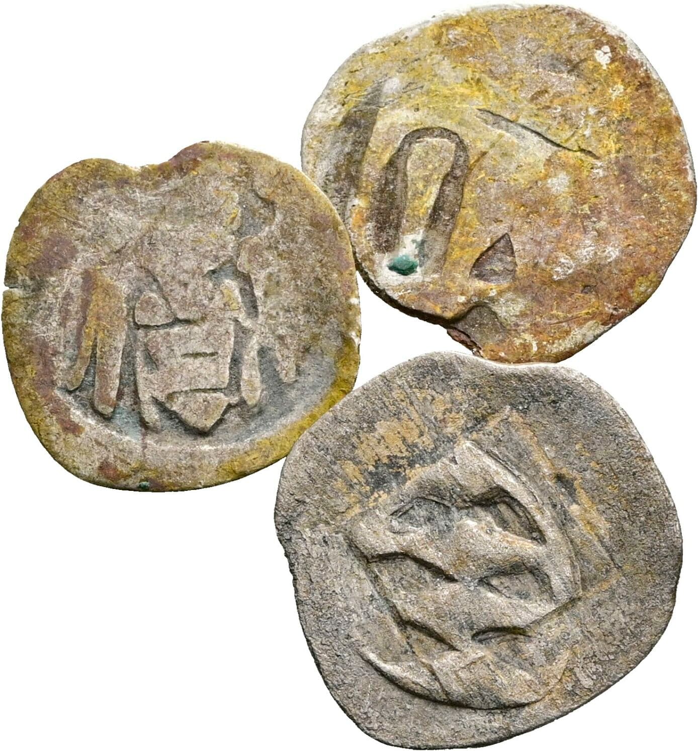 Lot 3 Stk. Pfennige – Vorderseite