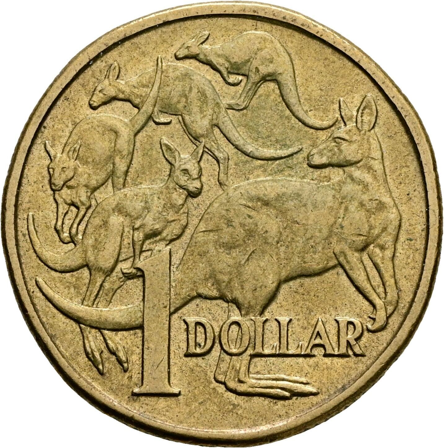 1 Dollar Elisabeth II. 1952-2022 1984 – Rückseite