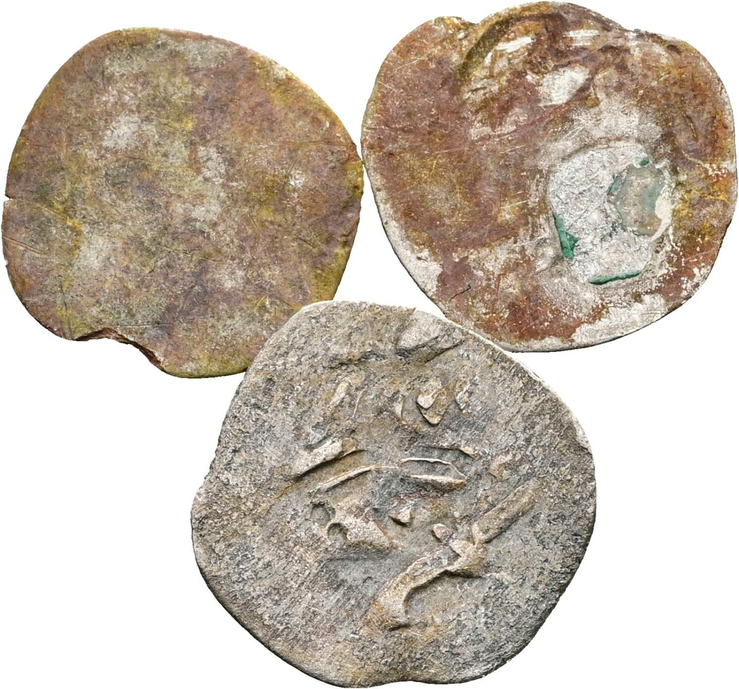 Lot 3 Stk. Pfennige – Rückseite