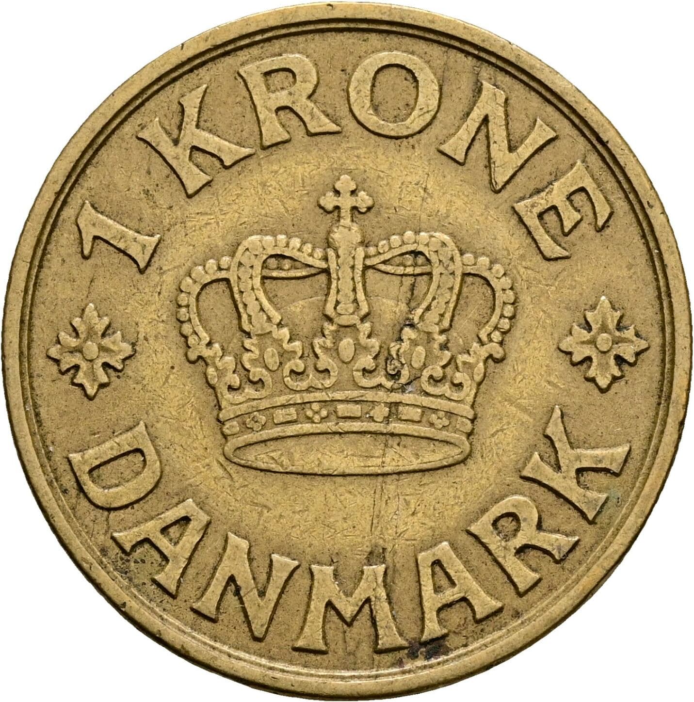 1 Krone Christian X. 1912-1947 1939 – Rückseite
