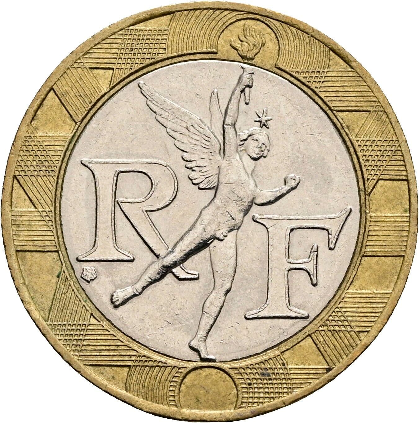 10 Francs 1989 – Rückseite