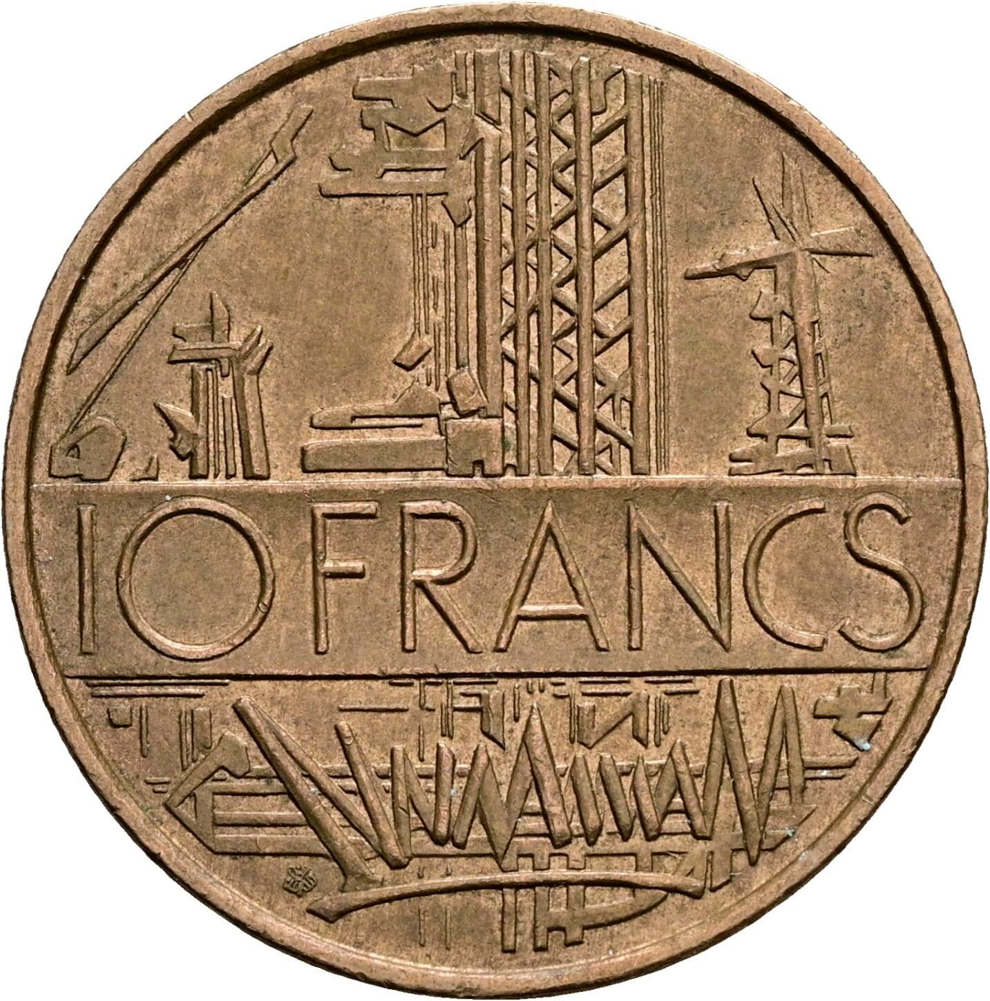 10 Francs 1975 – Vorderseite