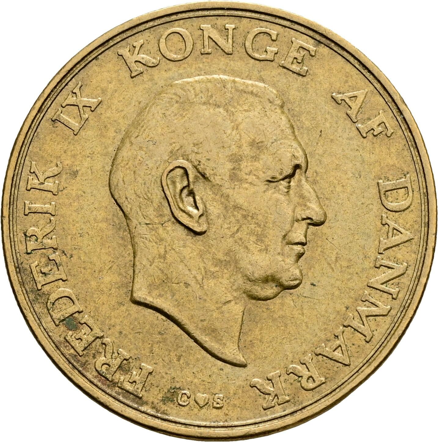 2 Kroner Frederick IX (1947 - 1972) 1956 – Vorderseite