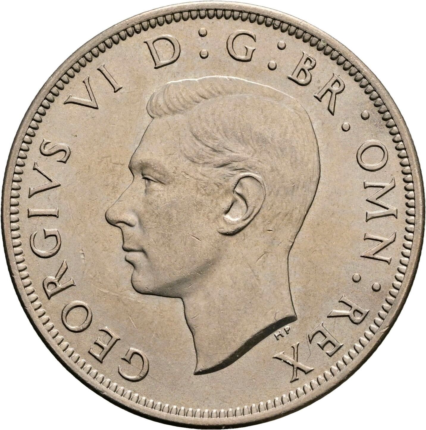 Half Crown George VI. 1936-1952 1948 – Vorderseite