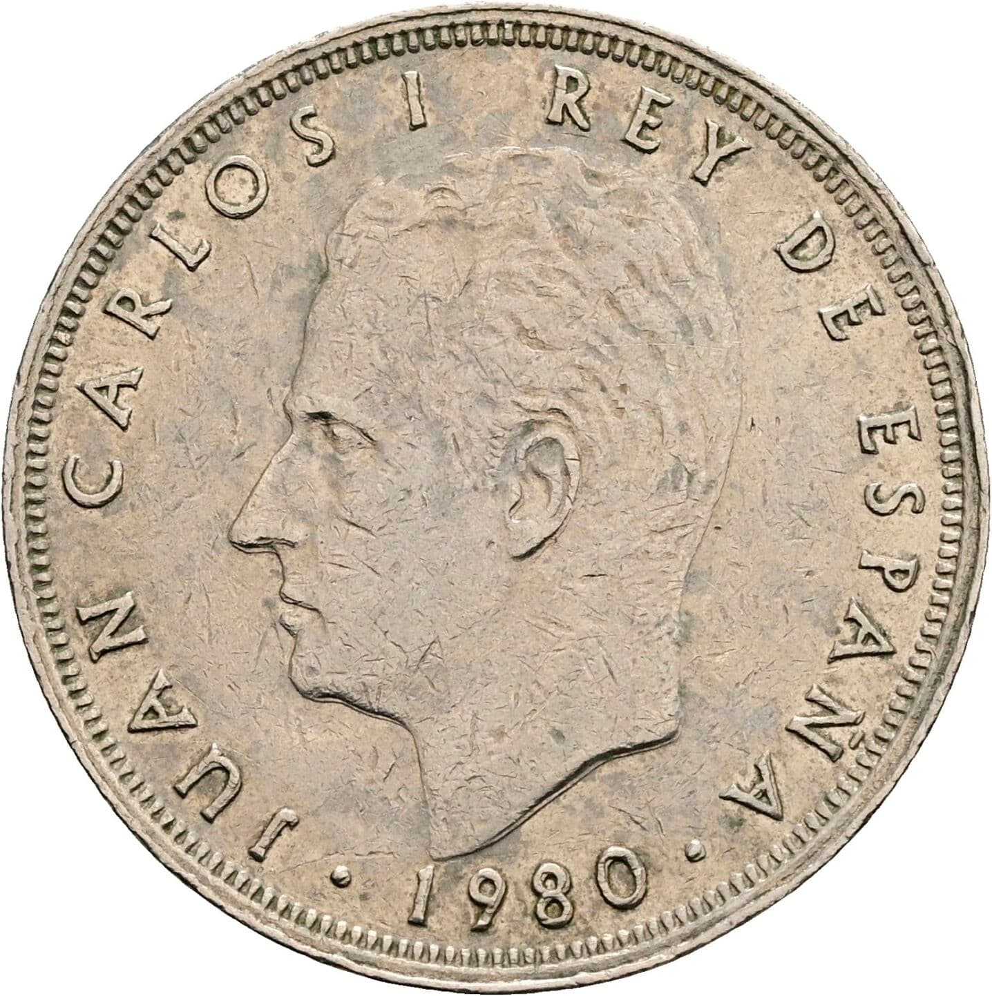 25 Pesetas 1980 – Vorderseite